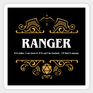 Ranger Class Tabletop RPG Gaming Sticker